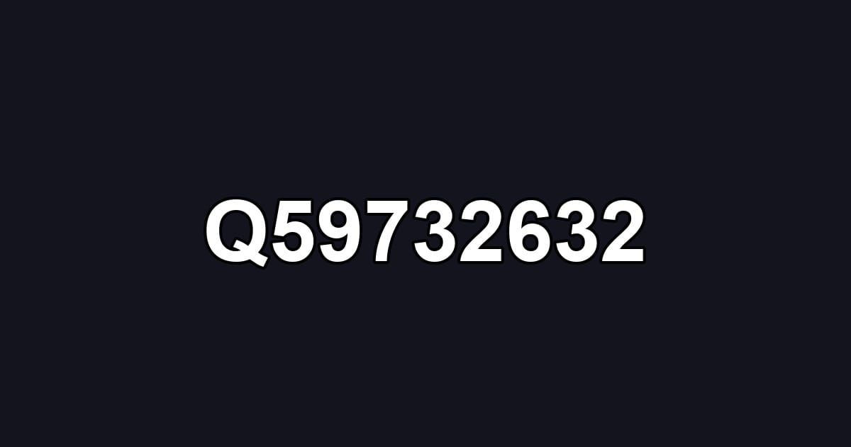 Q59732632