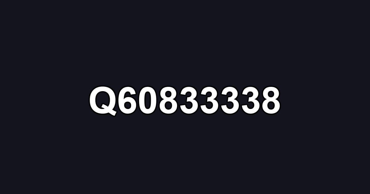 Q60833338