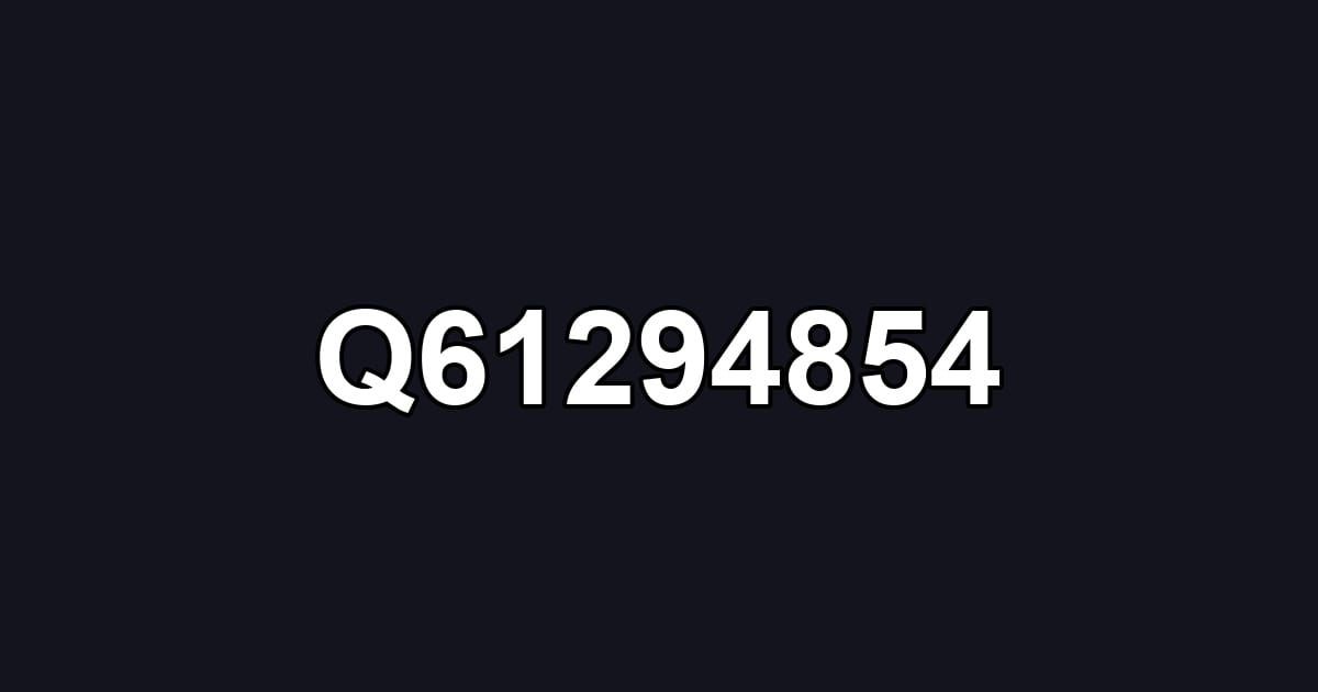 Q61294854