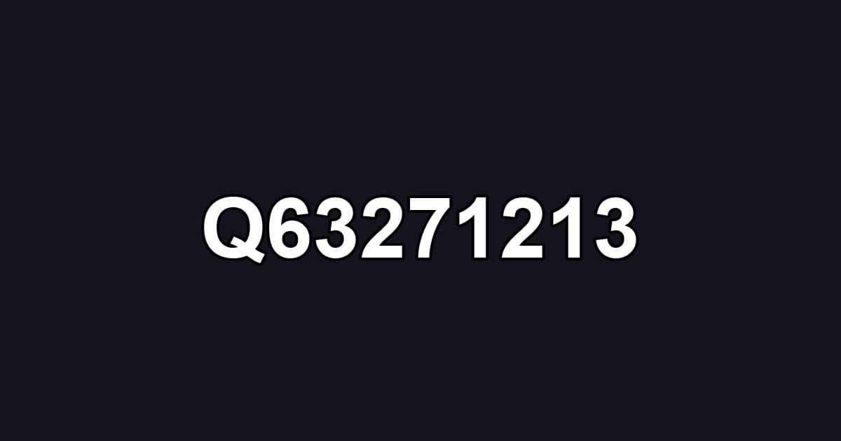 Q63271213