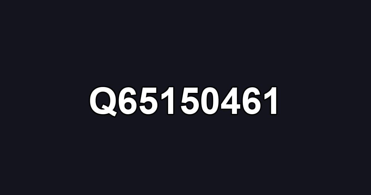 Q65150461