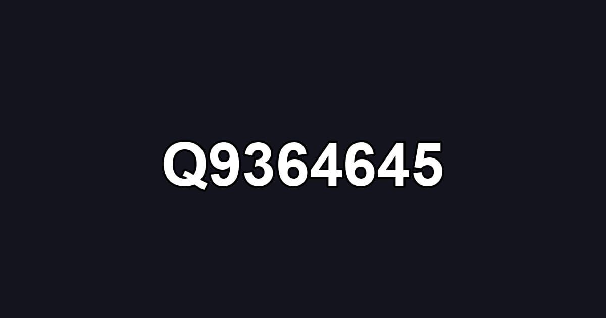 Q9364645