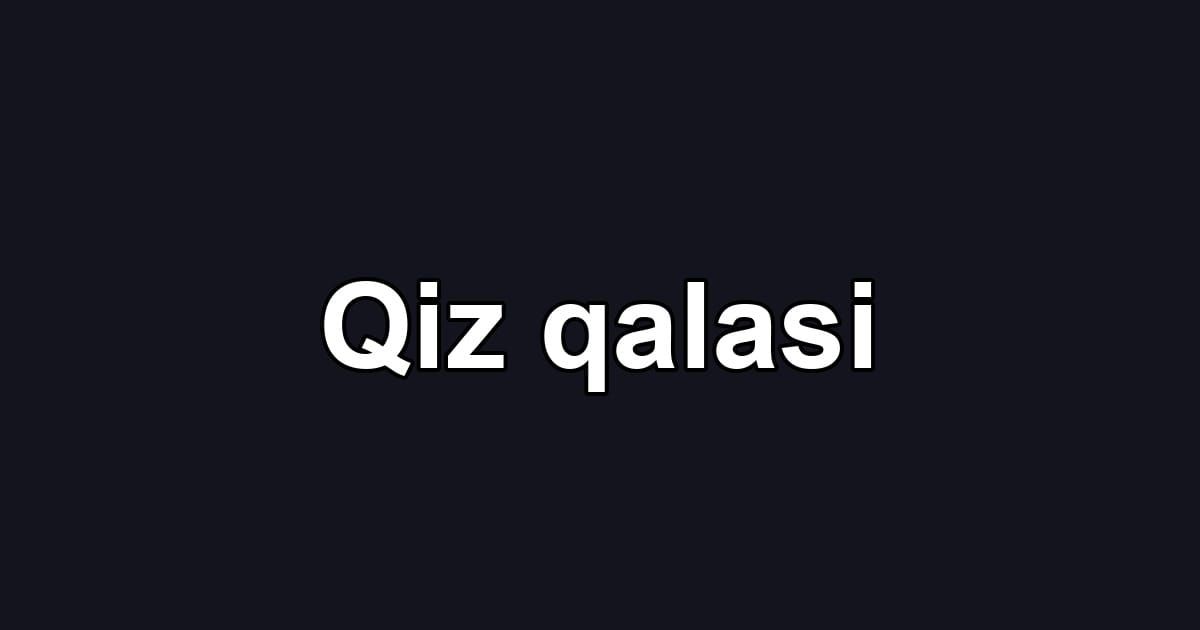 Qiz qalasi