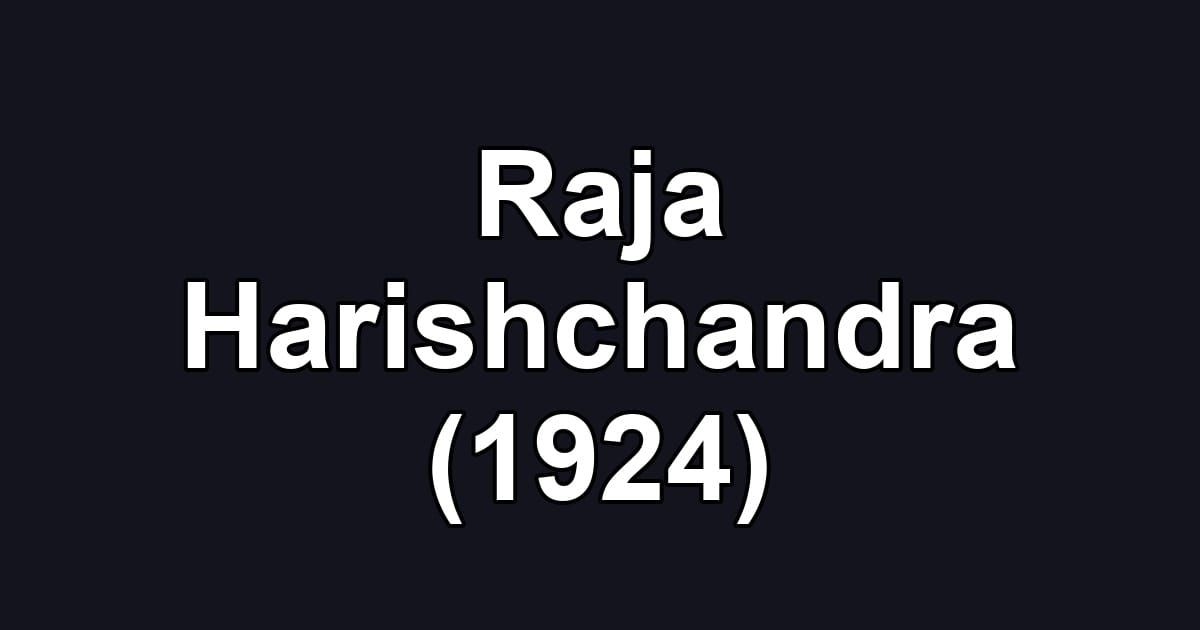 Raja Harishchandra (1924)