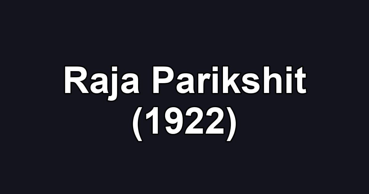 Raja Parikshit (1922)