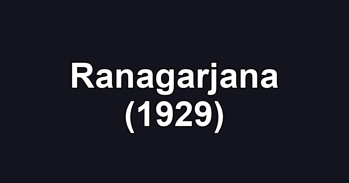 Ranagarjana (1929)