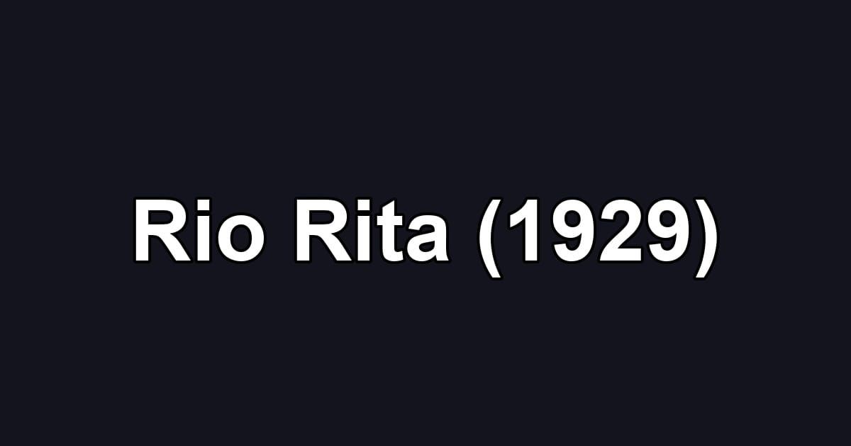 Rio Rita (1929)