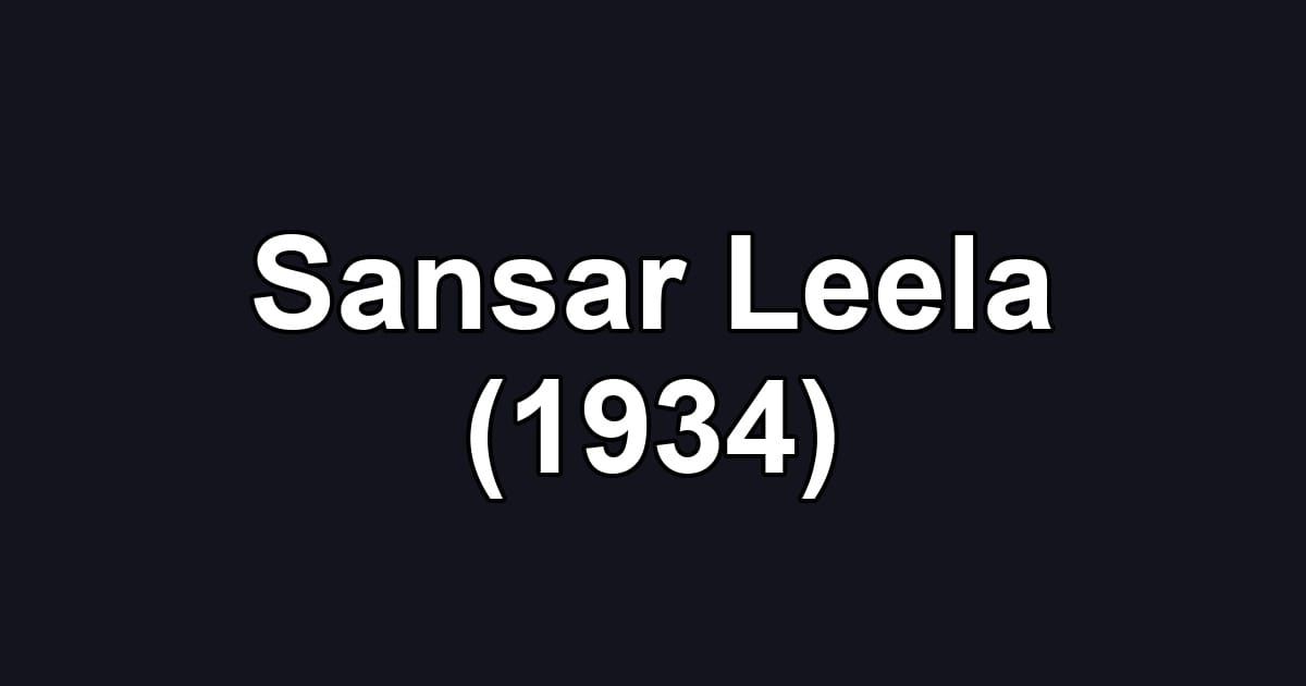 Sansar Leela (1934)