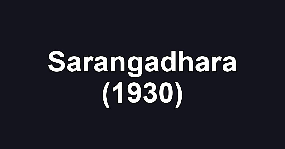 Sarangadhara (1930)