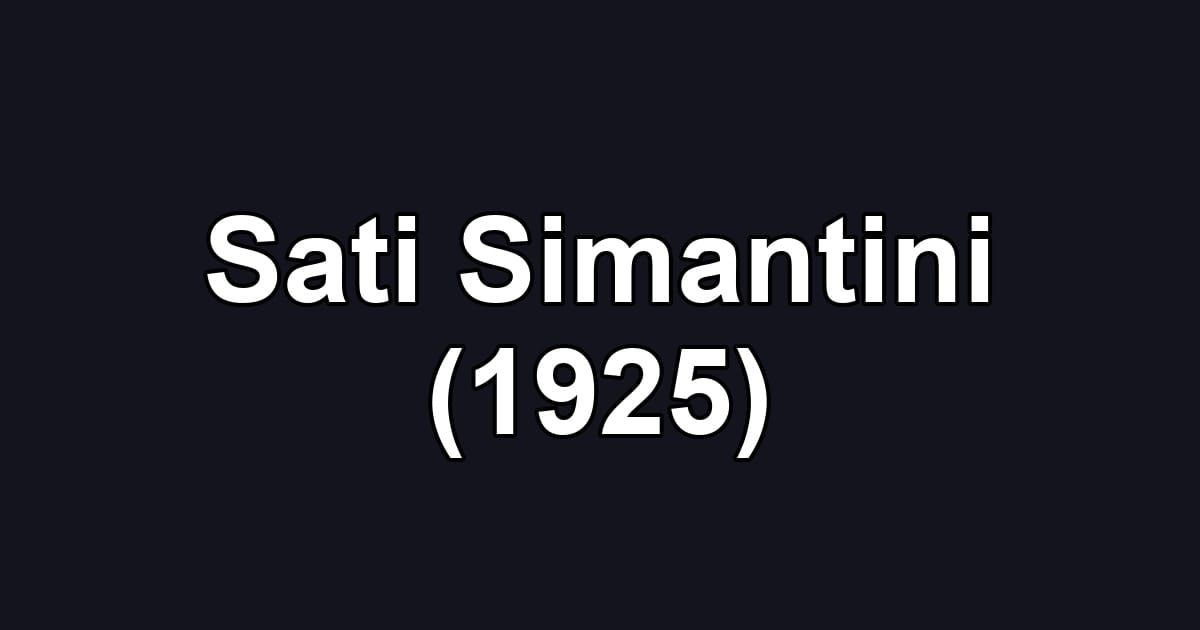 Sati Simantini (1925)