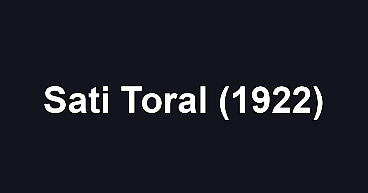 Sati Toral (1922)