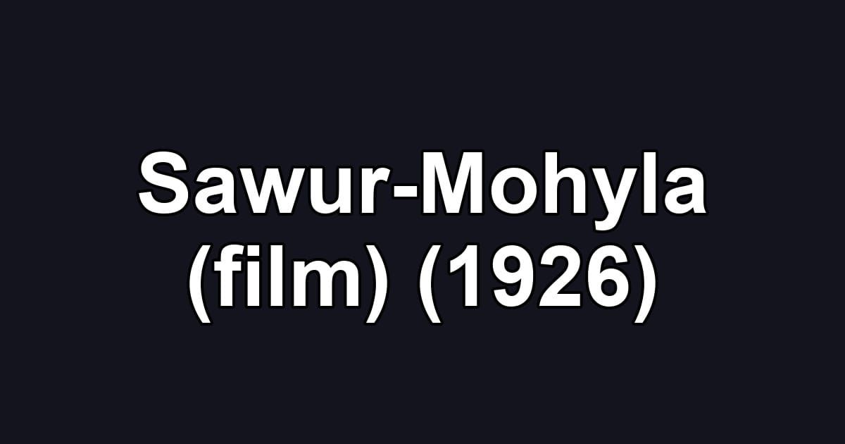 Sawur-Mohyla (film) (1926)