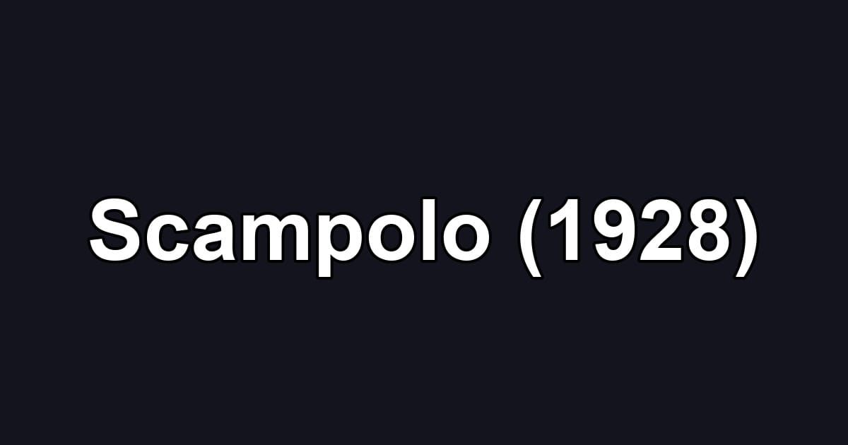 Scampolo (1928)
