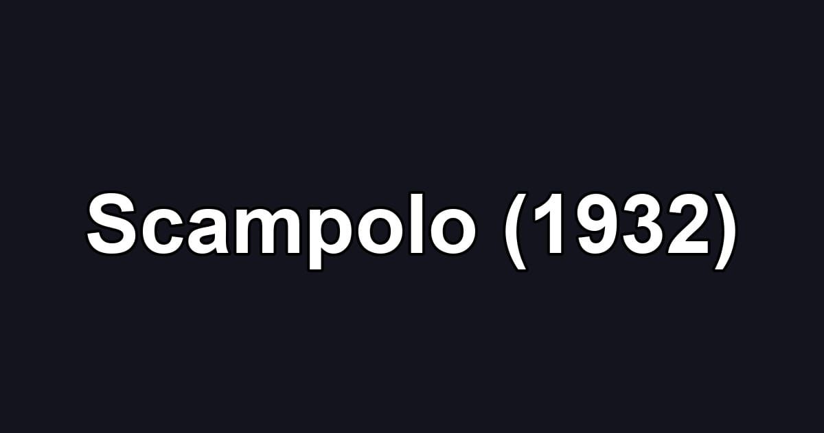 Scampolo (1932)