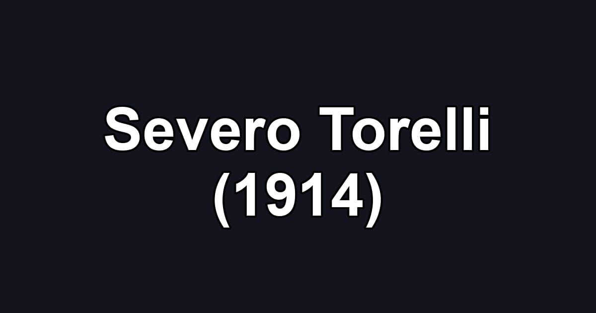 Severo Torelli (1914)