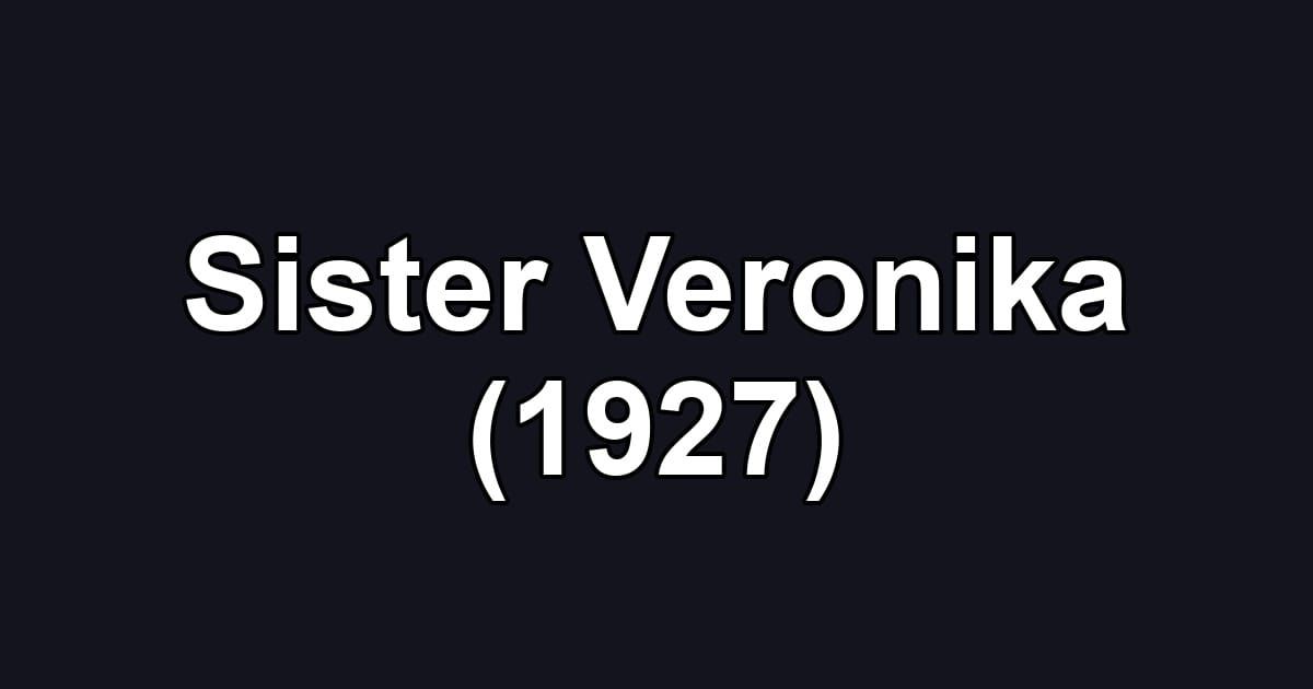 Sister Veronika (1927)