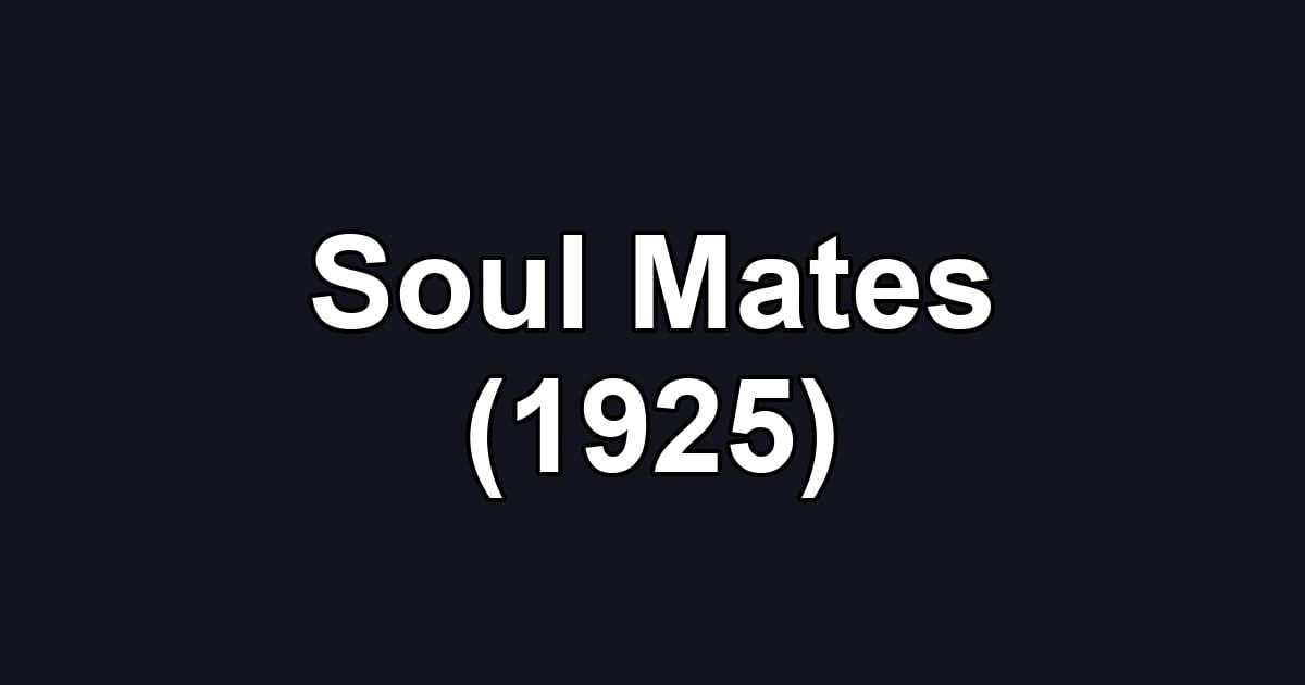 Soul Mates (1925)