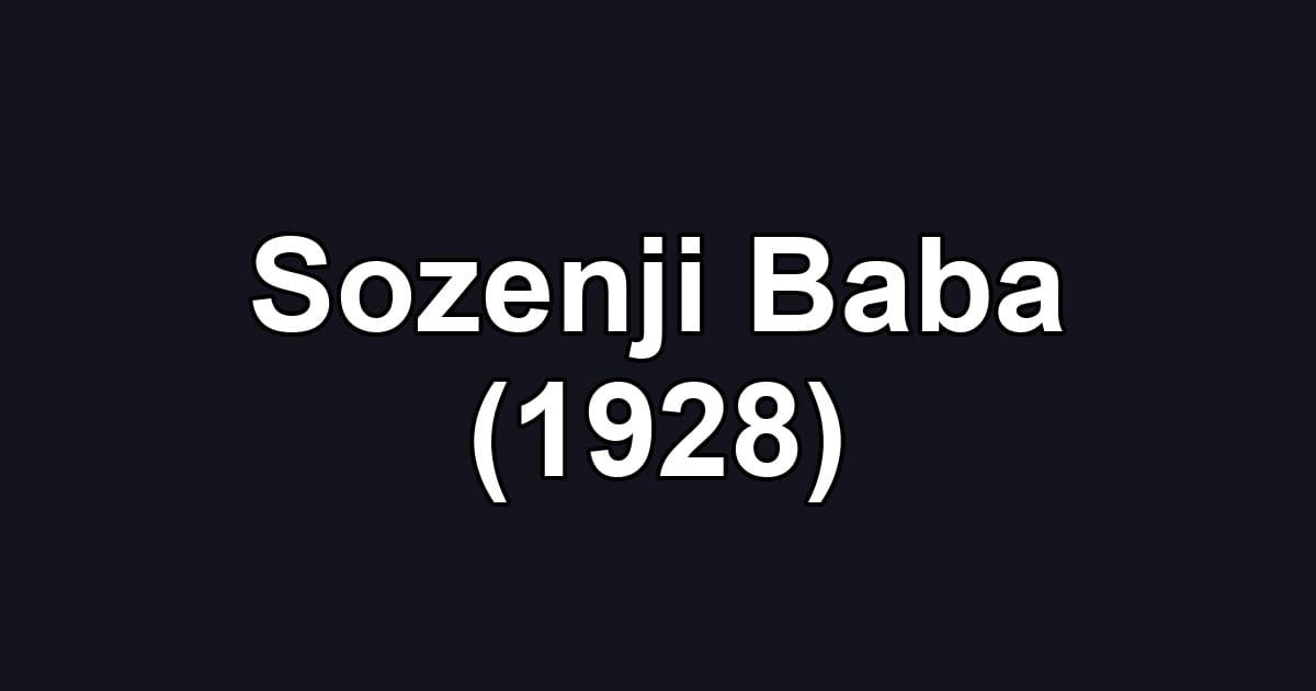 Sozenji Baba (1928)
