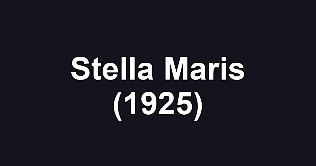 Stella Maris (1925)