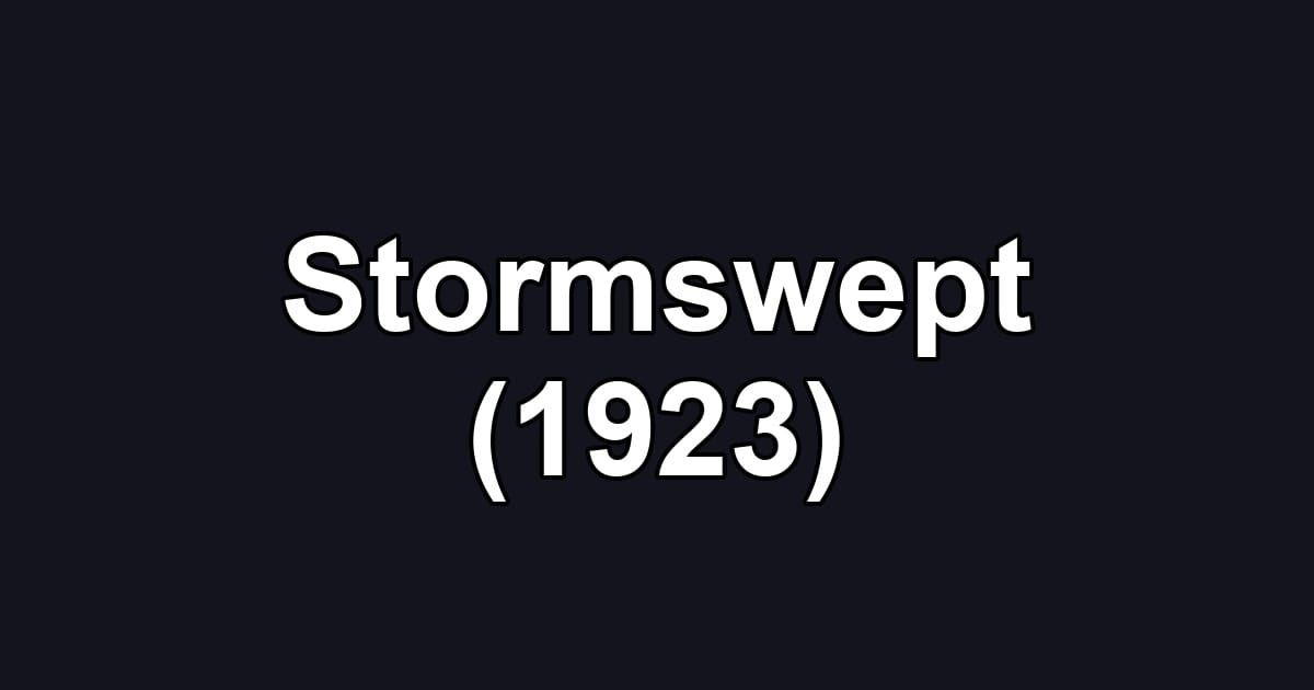Stormswept (1923)