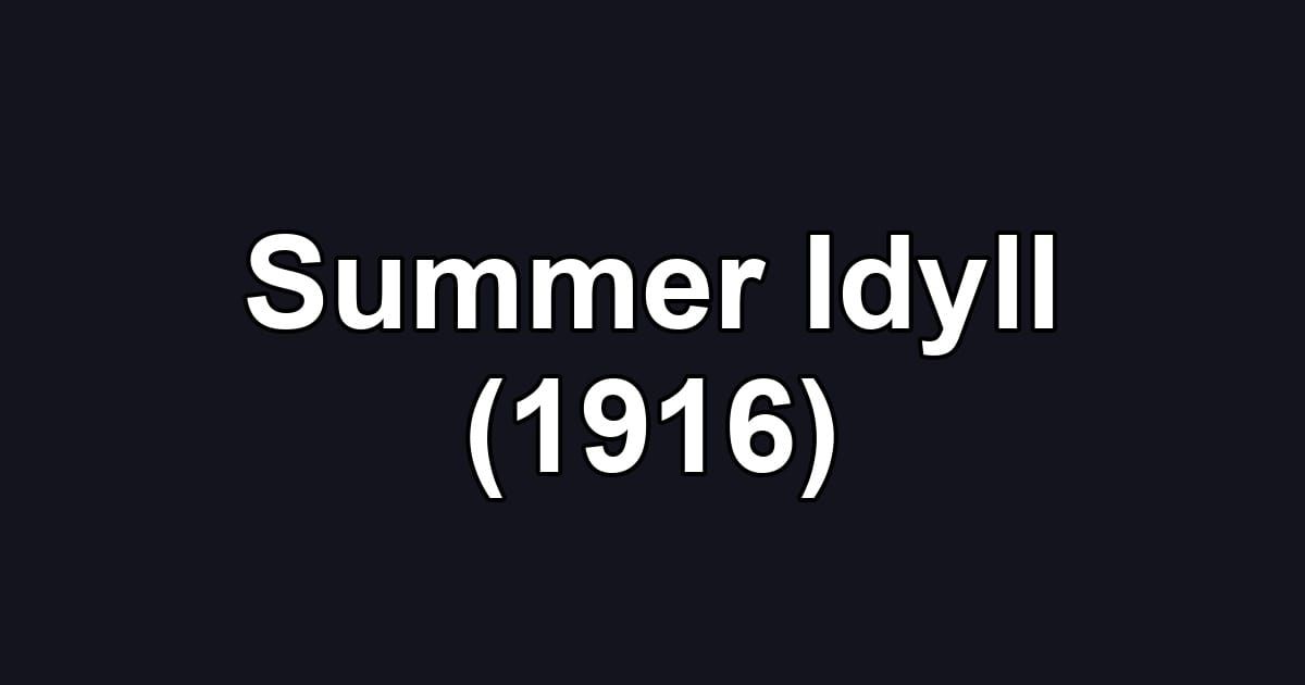 Summer Idyll (1916)