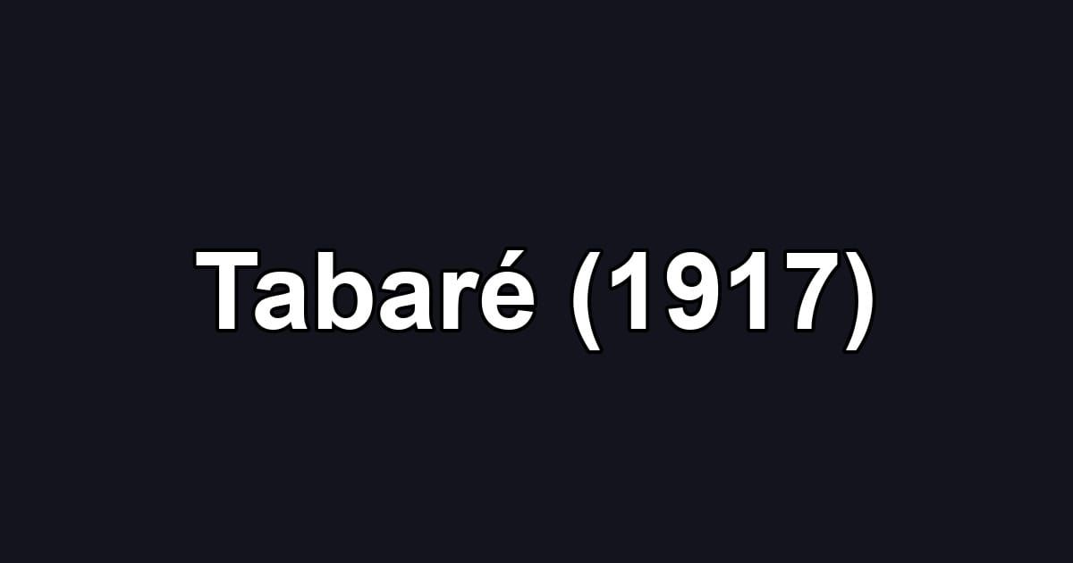 Tabaré (1917)