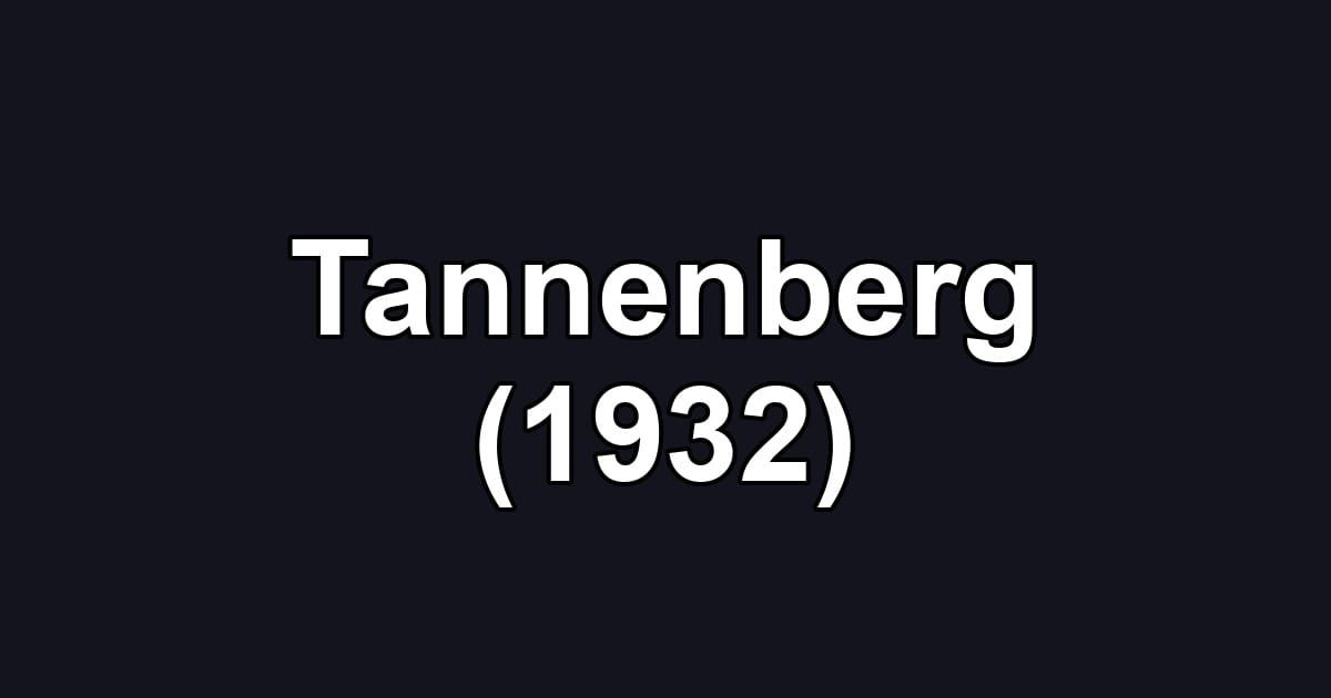 Tannenberg (1932)