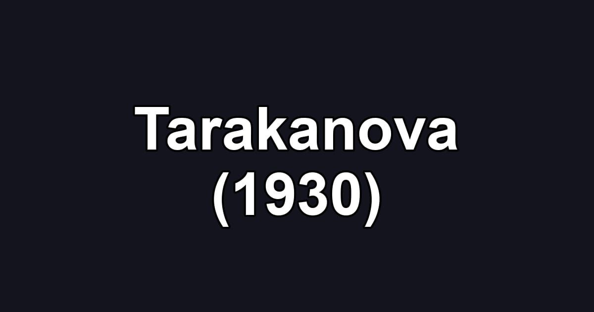 Tarakanova (1930)