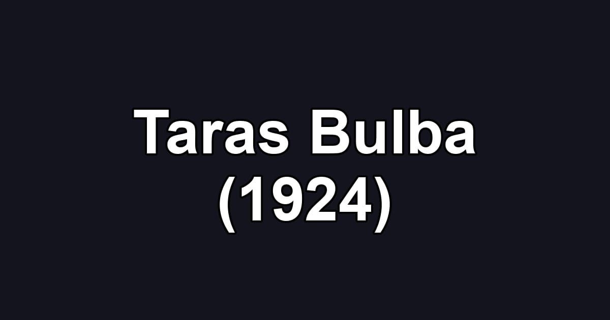 Taras Bulba (1924)