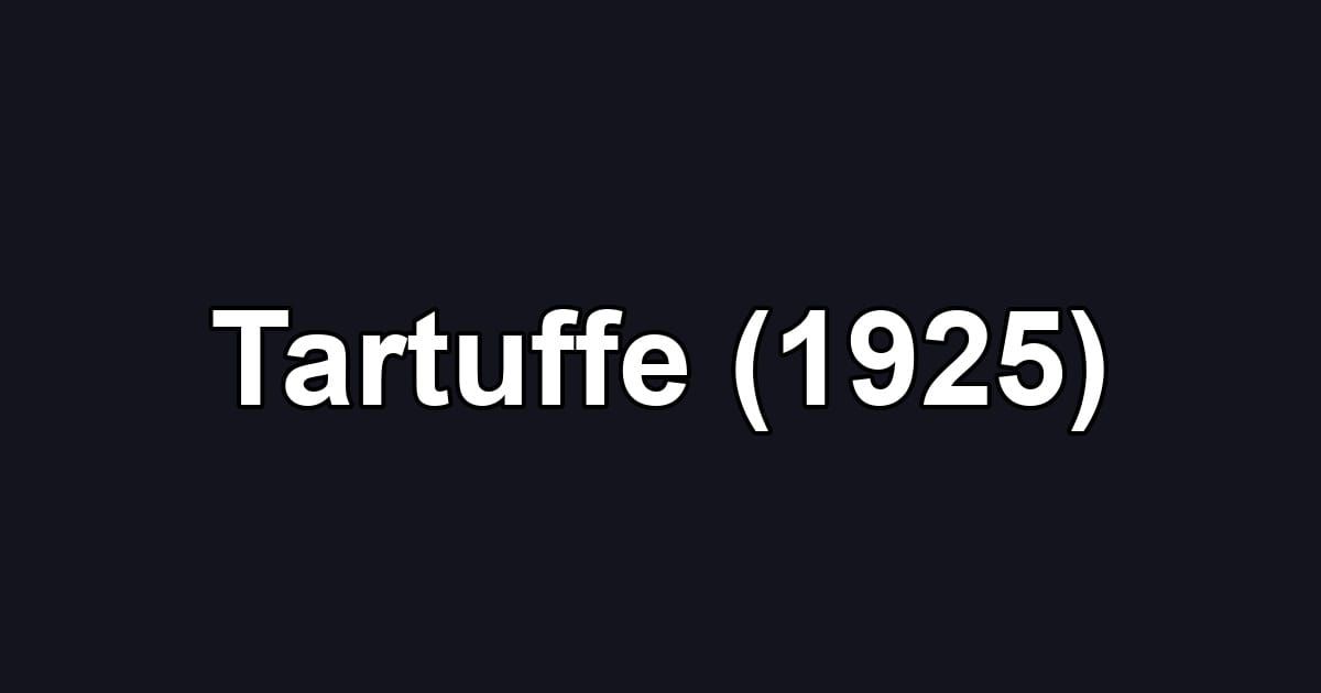 Tartuffe (1925)