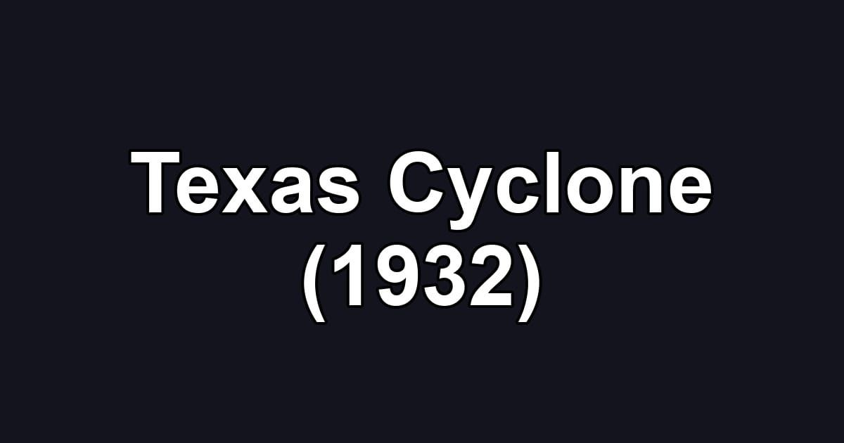Texas Cyclone (1932)