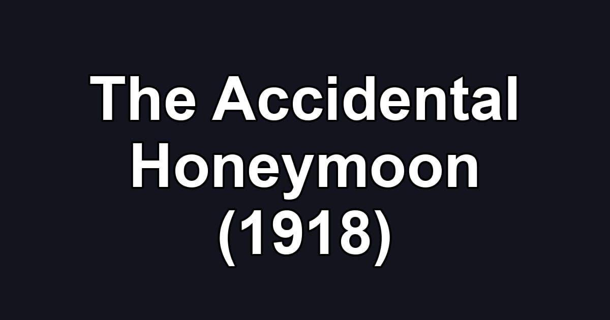 The Accidental Honeymoon (1918)