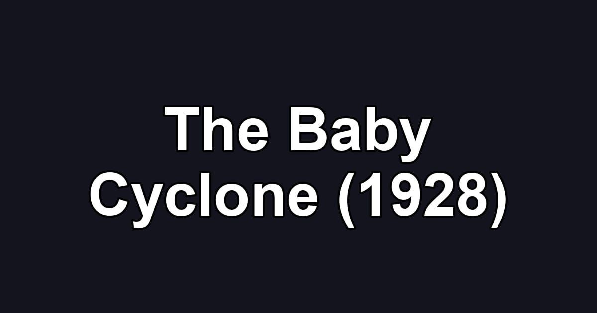 The Baby Cyclone (1928)
