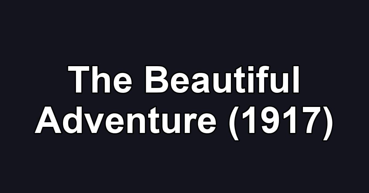 The Beautiful Adventure (1917)