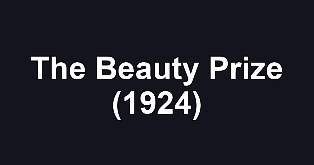 The Beauty Prize (1924)