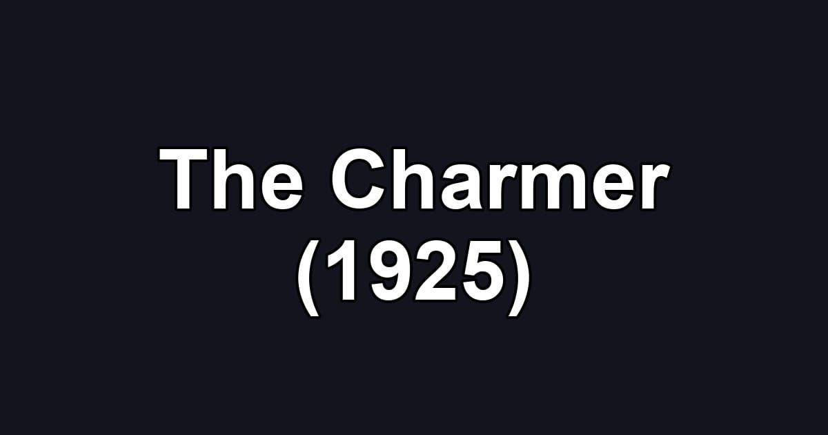 The Charmer (1925)