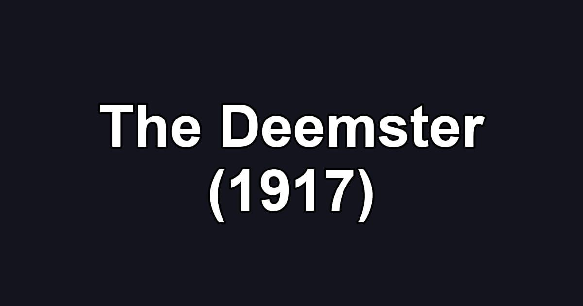 The Deemster (1917)