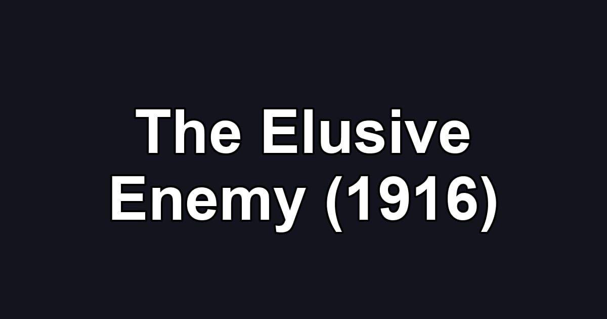 The Elusive Enemy (1916)