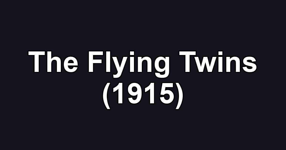 The Flying Twins (1915)