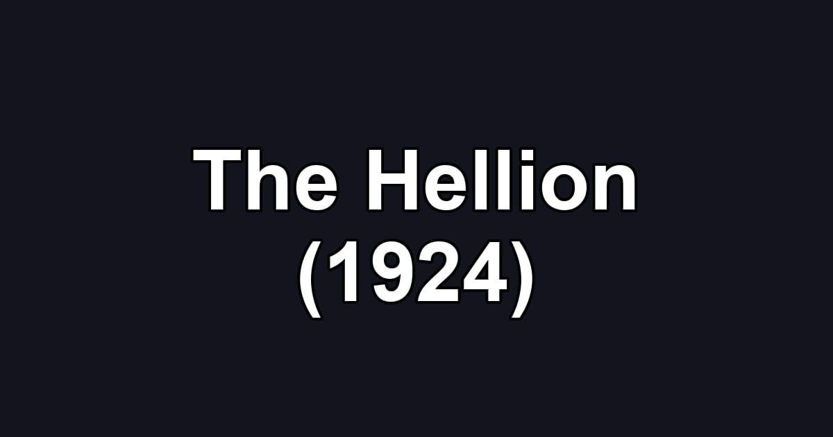 The Hellion (1924)