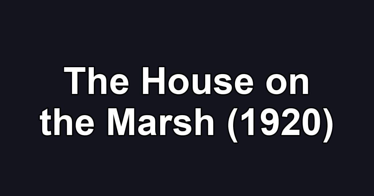 The House on the Marsh (1920)