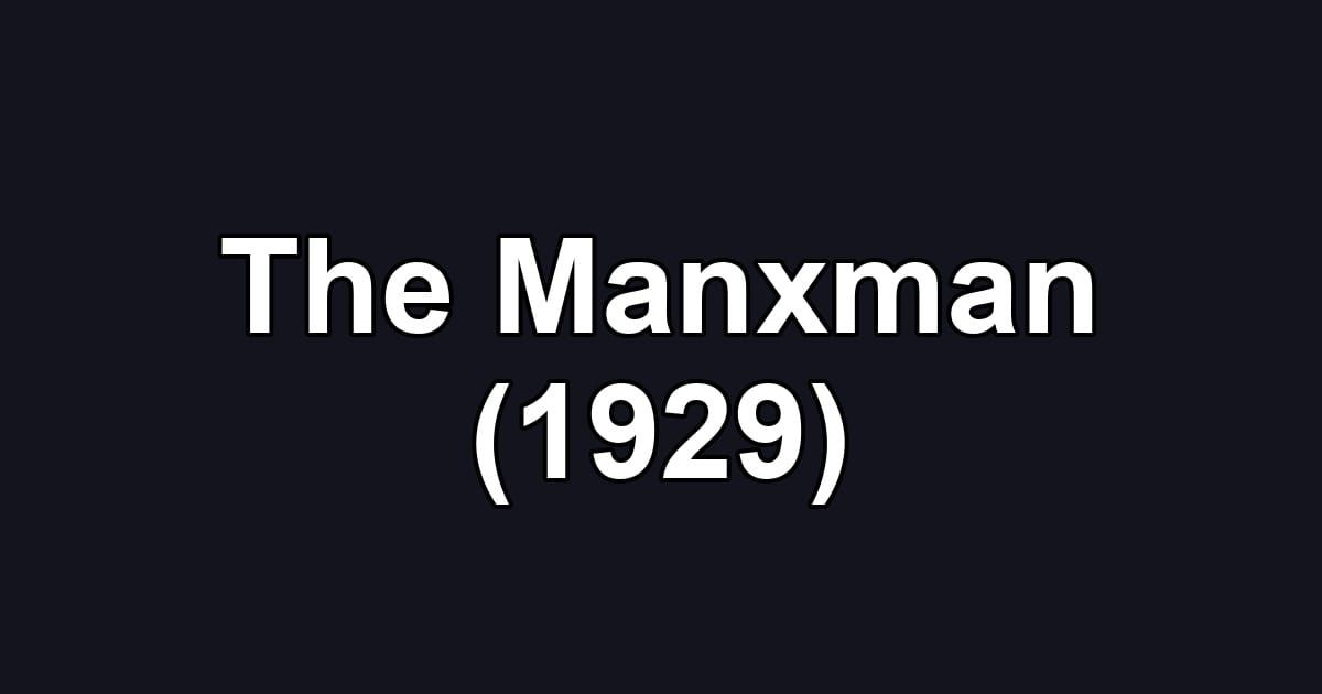 The Manxman (1929)