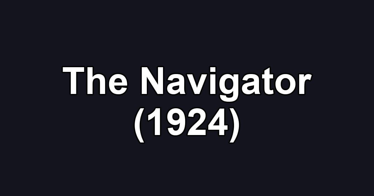 The Navigator (1924)