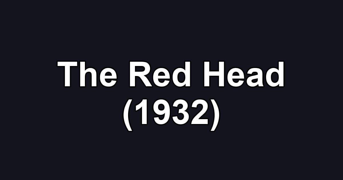 The Red Head (1932)