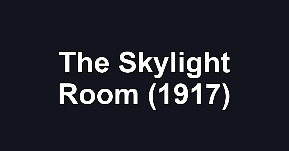 The Skylight Room (1917)