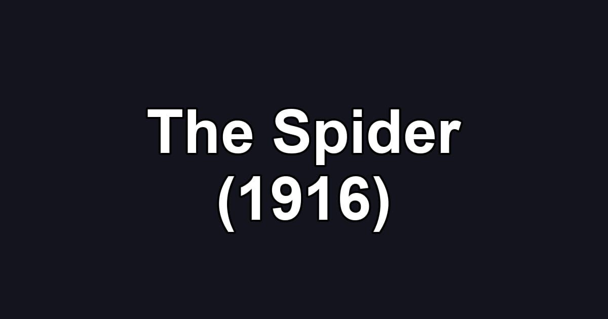 The Spider (1916)