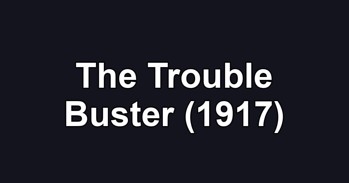 The Trouble Buster (1917)