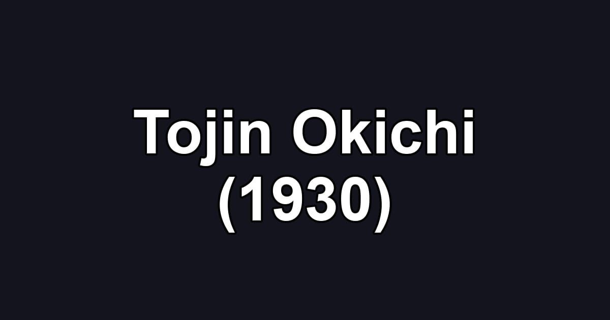 Tojin Okichi (1930)
