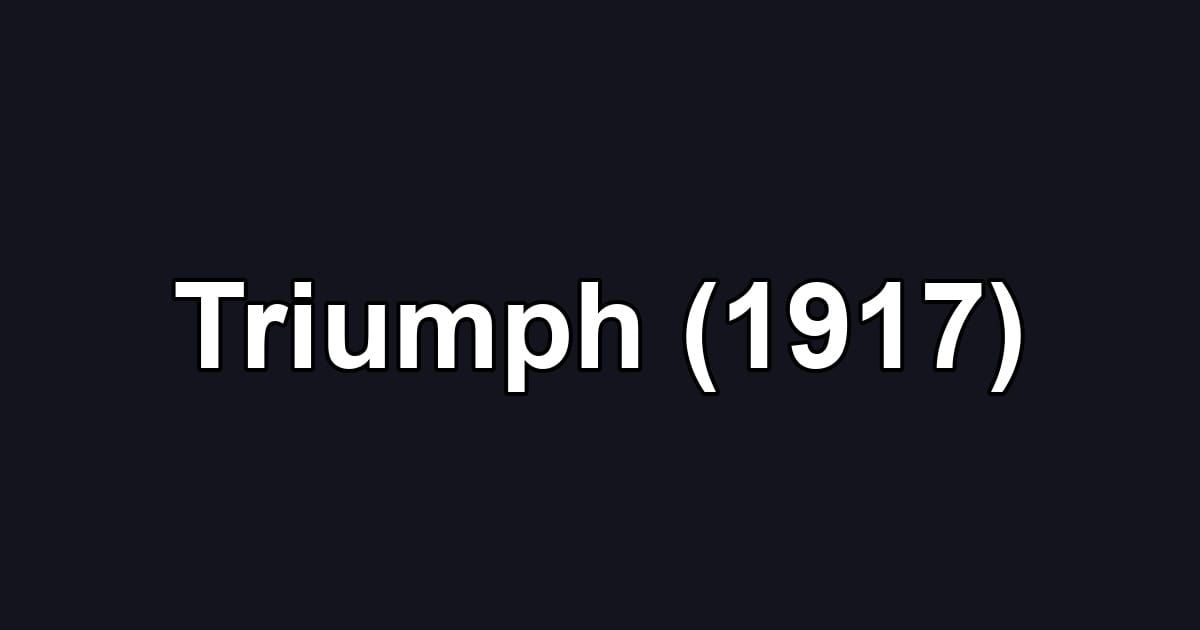 Triumph (1917)