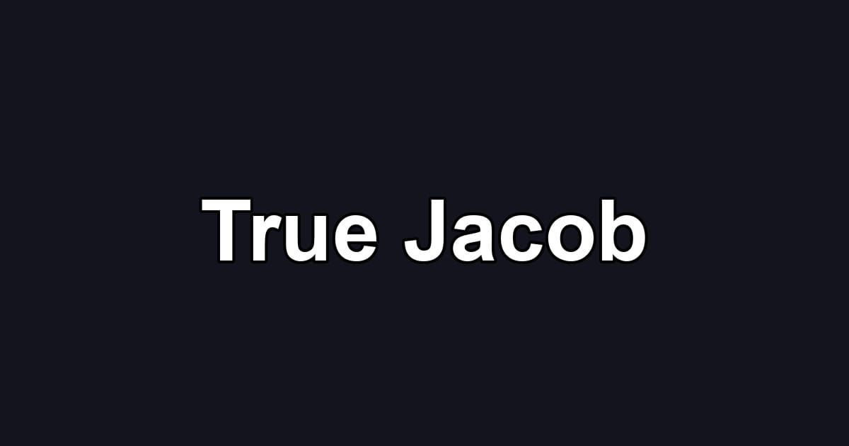 True Jacob